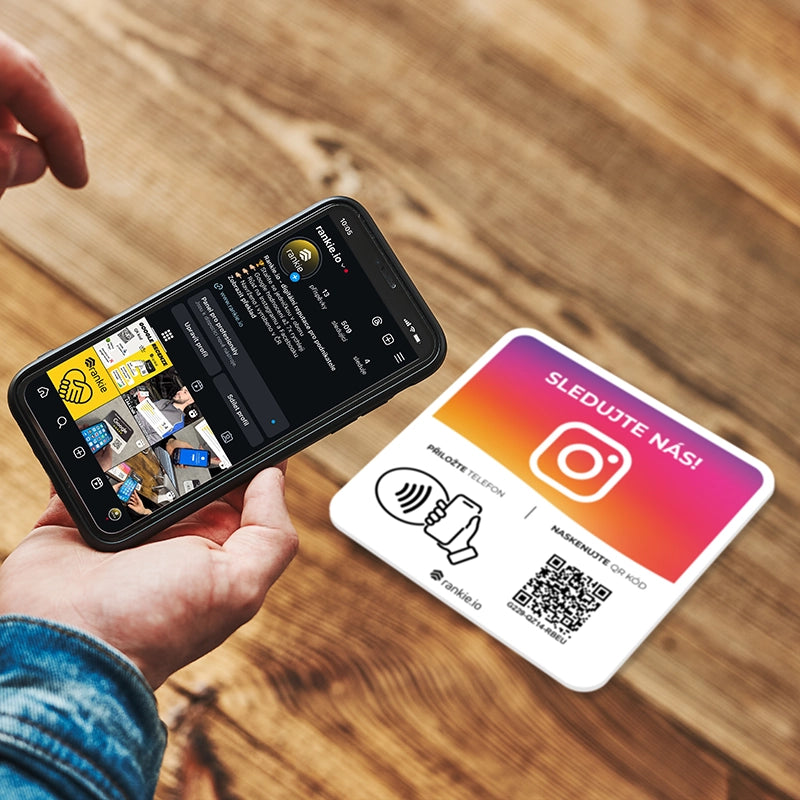 Instagram tabuľka