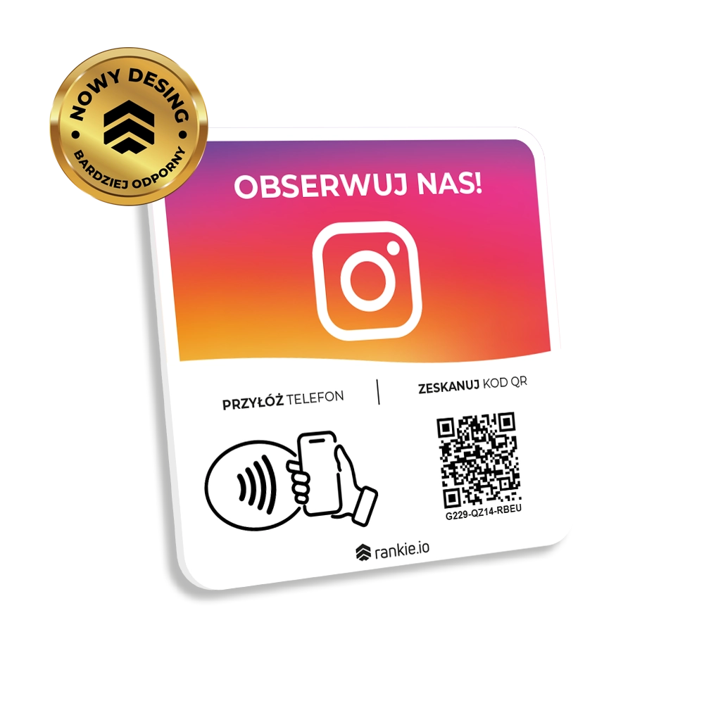 Instagram tabliczka (PL)