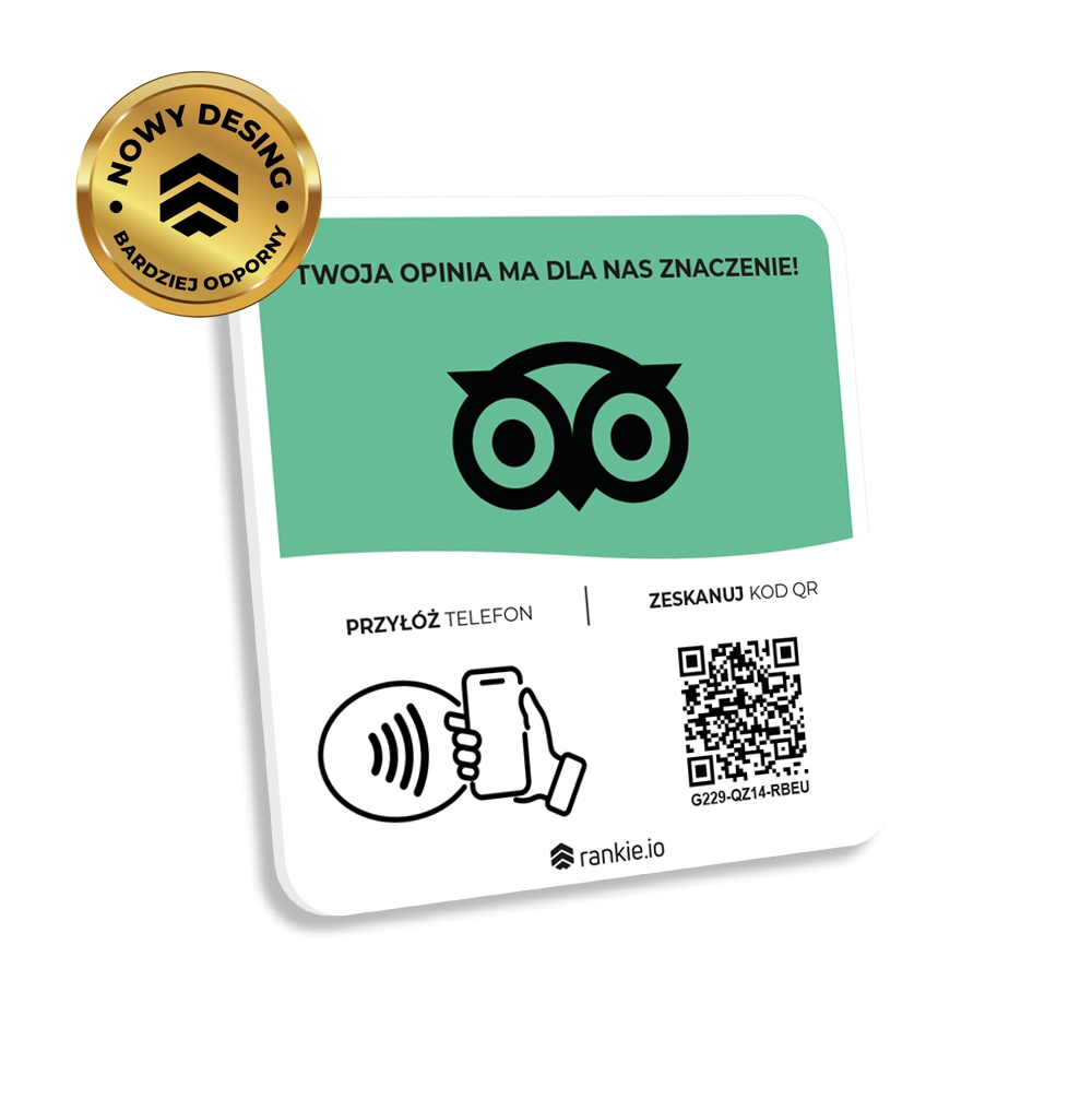 Tripadvisor tabliczka (PL)